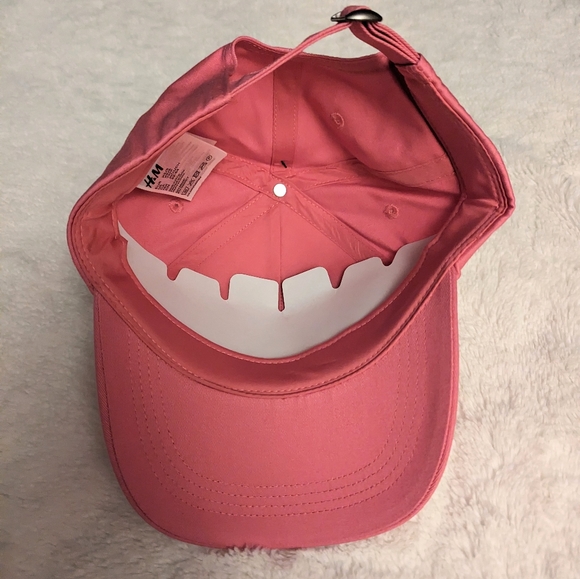Salmon Pink Baseball Hat - H&M - Picture 2 of 5